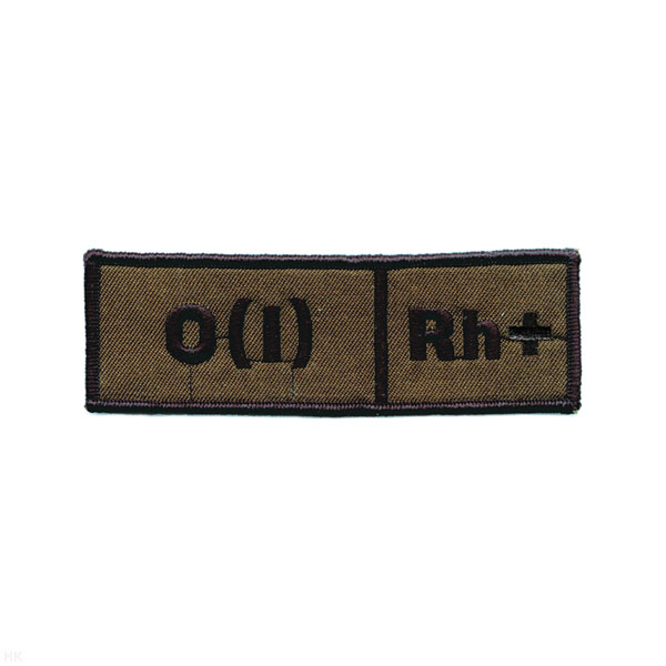 Нашивка на грудь вышит. Гр. кр. О (I) положит. (полевая)