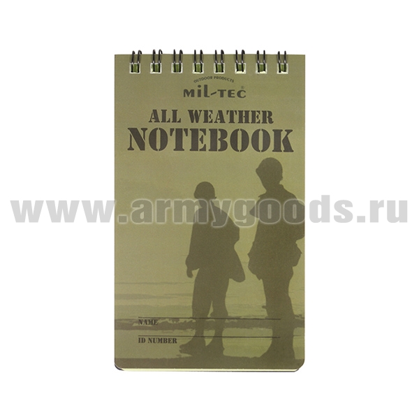 Блокнот водонепром. (all-weather notebook) 50 листов (75x130 мм)
