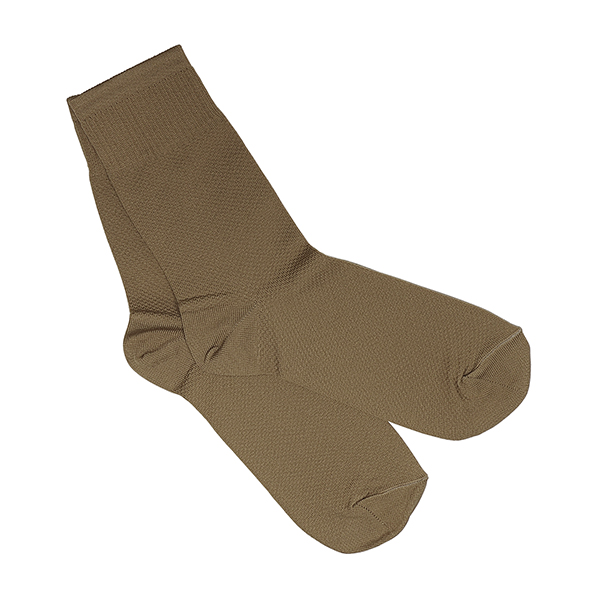 Термоноски бежевые тонкие для берцев (А008)