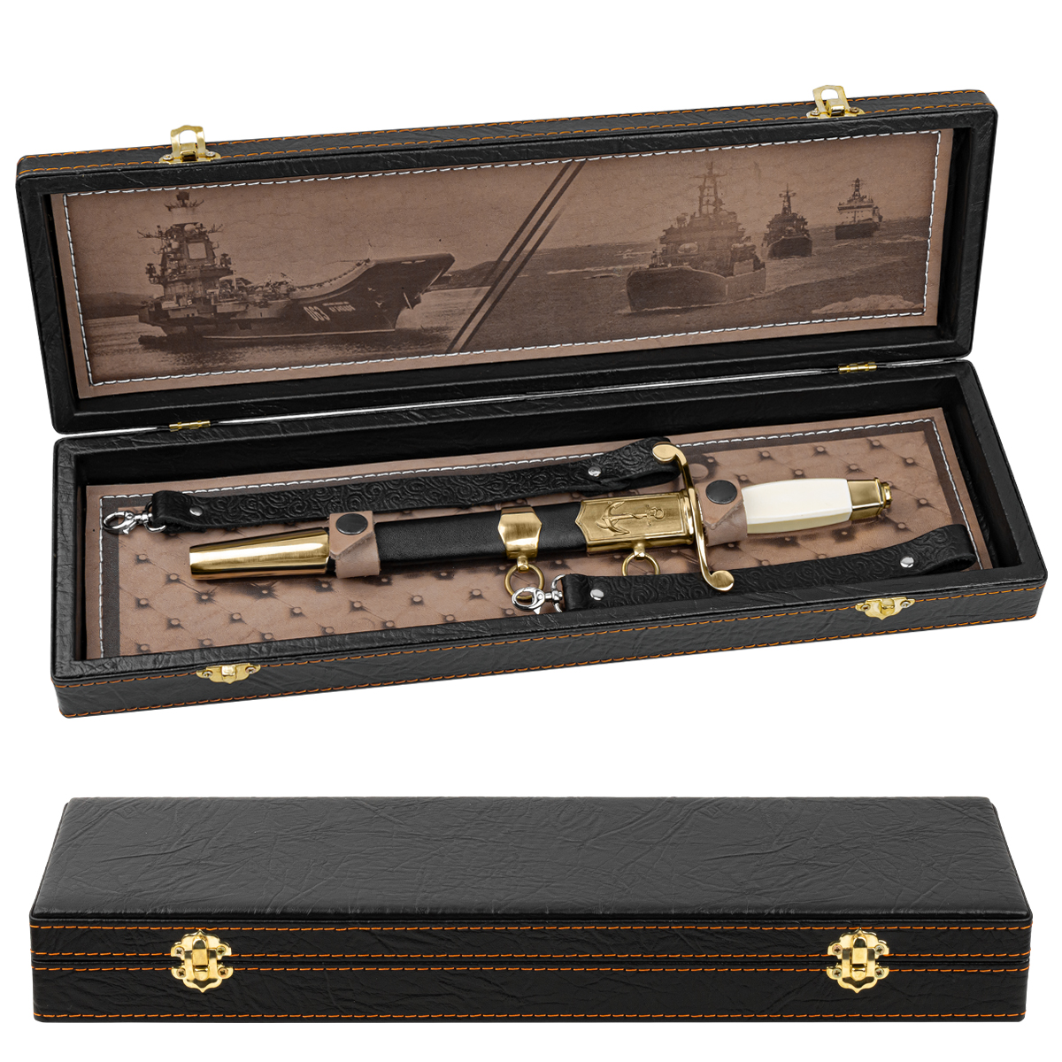 Кортик в шкатулке Морской (сувенирный)