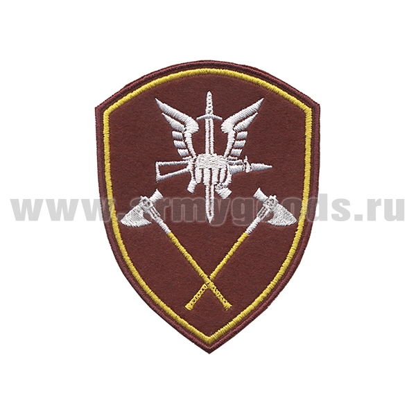 Шеврон вышит. Росгвардия Приволжский ВО (Органы управления сил специального назначения) 