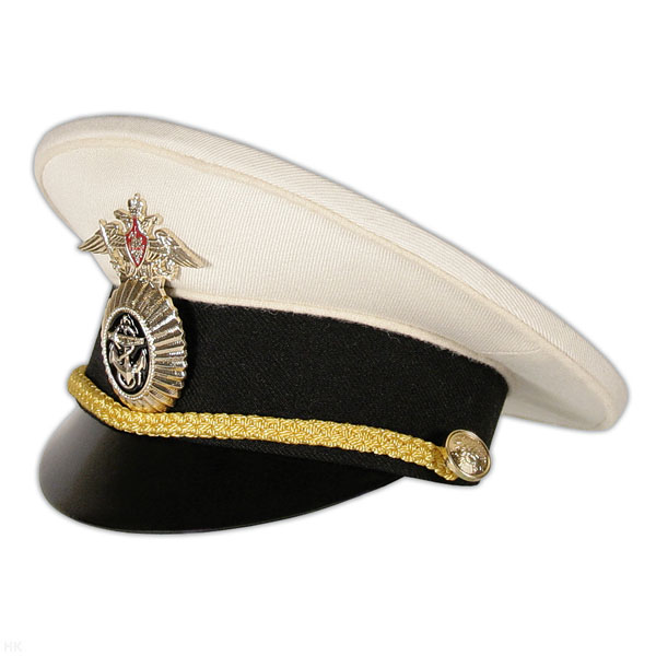 Фуражка сувен. миниатюрная ВМФ России (кремовая)