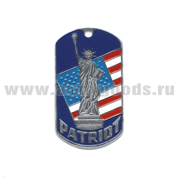 Жетон (нерж. ст., эмал.) Patriot (статуя свободы)