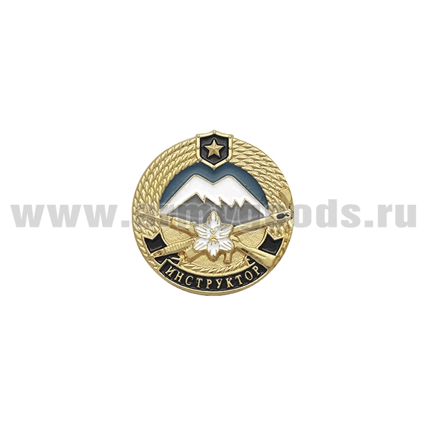 Значок мет. Горная подготовка Инструктор (МО)