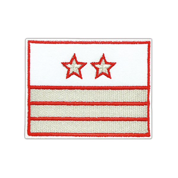 Нагрудный знак вышит. РЖД (белый) 3 галуна 2 звезды (нов/обр)