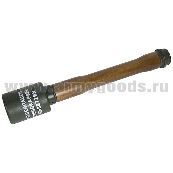 Муляж гранаты М24 (корпус и рукоятка выполнены из дерева)