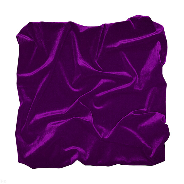 Стрейч-бархат (50х50 см, Корея) красно-фиолетовый