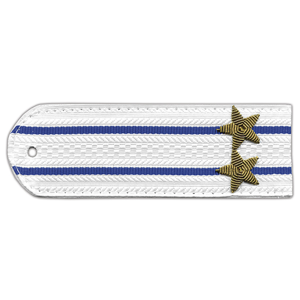 Погоны Юстиция нов/обр без канта белые вышит. канителью (подполковник)