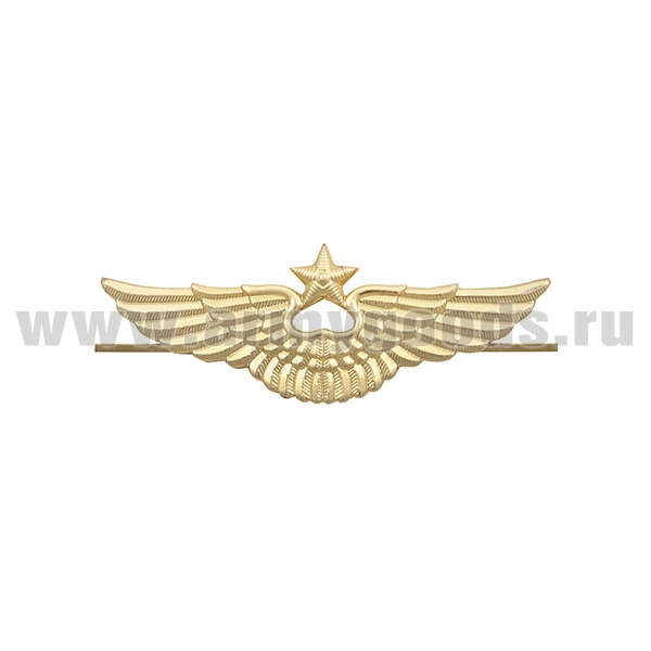 Эмбл. на тулью мет. ВВС нов/обр
