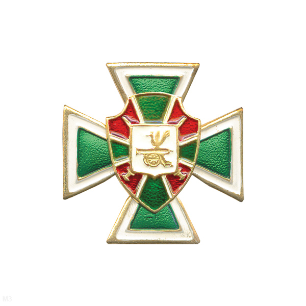 Значок мет. серии ПВ Крест с накл. симв. ПО