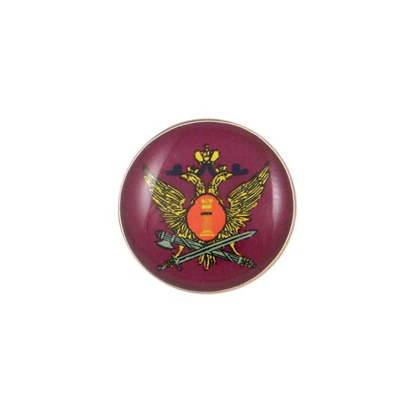 Значок мет. Орел ФСИН (мал., круглый, смола, на пимсе)