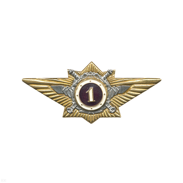 Значок мет. Классность офиц. МВД 1 класс