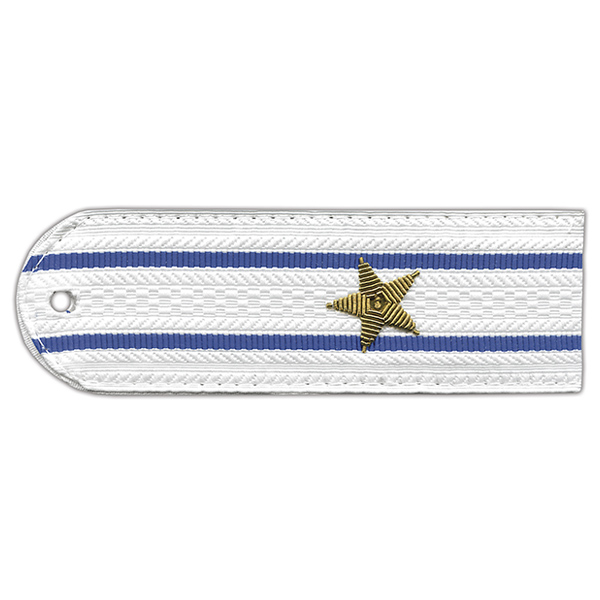 Погоны Юстиция нов/обр без канта белые вышит. канителью (майор)