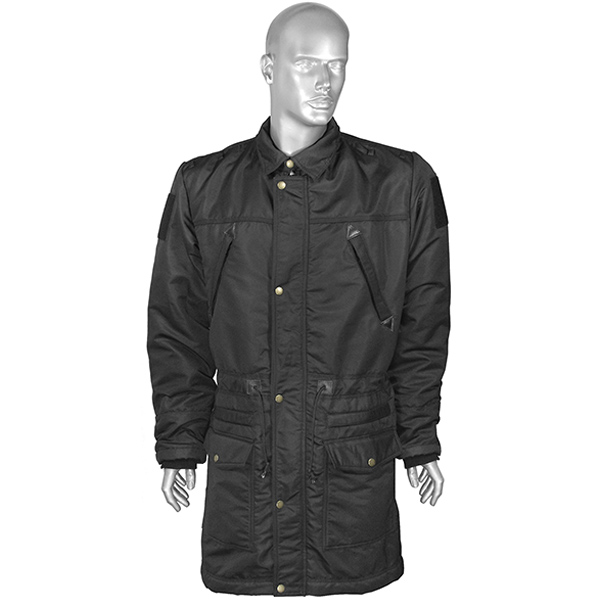 Плщ д/с ШТАБНОЙ (офисный) МО черный (ткань верха "таслан", подкладка - флис)