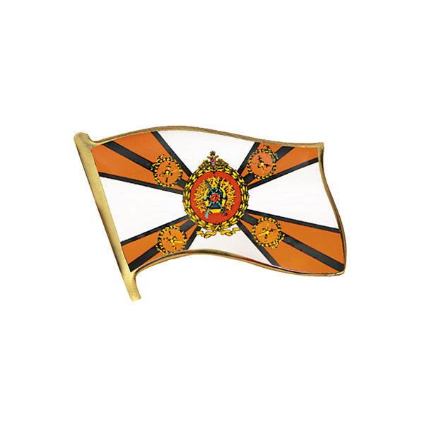 Значок мет. Военный институт физической культуры (флажок, смола, на пимсе) эмблема