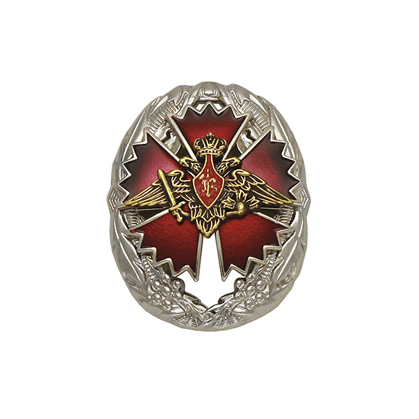 Значок мет. ГРУ Генштаба МО РФ (эмблема) нагрудный знак офицеров