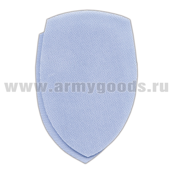 Контактная лента (липучка) для шеврона полиции (голубая)