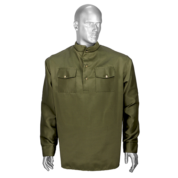 Гимнастерка сувенирная РККА (СА) хлопок 40%, полиэстер 60% (2395, 2396) (р-ры 46-52)