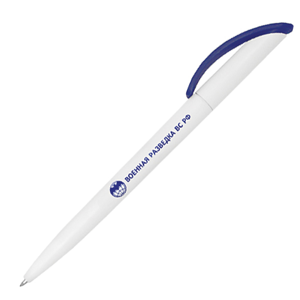 Ручка шариковая пластиковая с символикой Военная разведка ВС РФ (чернила синие)