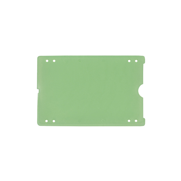 Бирка для противогаза (зеленая) комплект из двух половинок