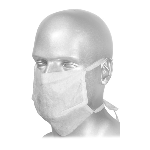 Маска (спанбонд) трехслойная на завязках