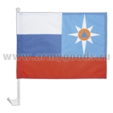 Флажок на автомобильном флагштоке МЧС (представительск.)