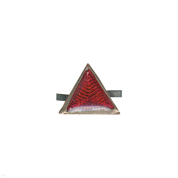 Значок мет. Знак различия 20-х гг. СССР (треугольник) гор. эм.