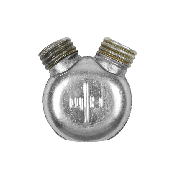 Масленка металлическая двухгорловая (72 мм Х 36 мм Х 75 мм)