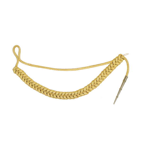 Аксельбант солдатский (уставной) "корейская нить" (золото)