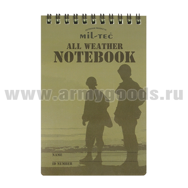 Блокнот водонепром. (all-weather notebook) 50 листов (100x150 мм)