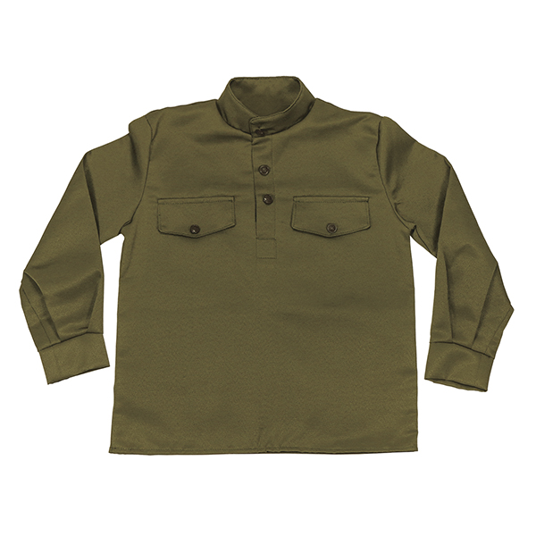 Гимнастерка сувенирная детская РККА (СА) хлопок 40%, полиэстер 60% (2423,2424, 2425) (3-10 лет)