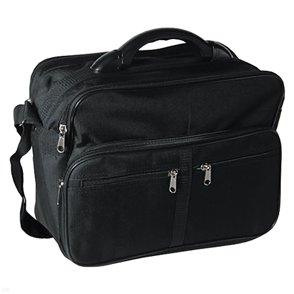 Сумка-портфель наплечная черная