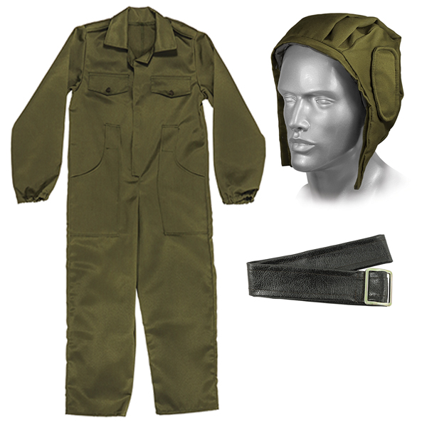 Маскарадный костюм детский  Танкист (комбинезон, шлем, ремень) 2288, 2289, 2290 (3-10 лет)