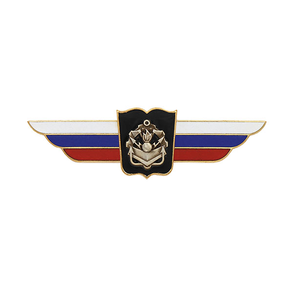 Значок мет. Должностной знак начальника высшего военного училища и проф. образ. организации (Инженерные войска) №113