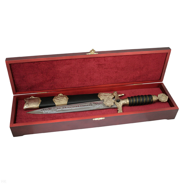 Кортик в шкатулке Святой апостол Андрей Первозванный За веру и верность (сувенирный)