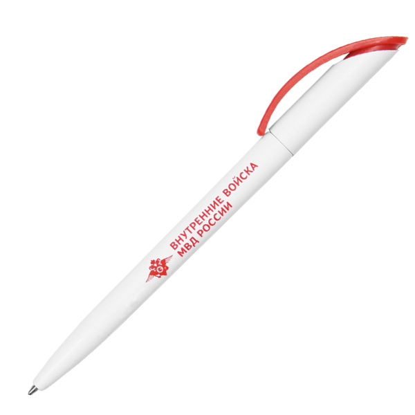 Ручка шариковая пластиковая с символикой ВВ МВД (чернила синие)