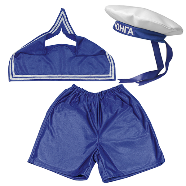 Костюм детский сувенирный Моряк (шорты, гюйс, бескозырка) 1980  (5-7 лет)