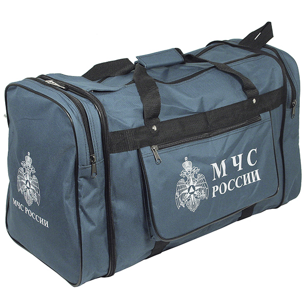 Сумка складная (твердая ткань) большая 60 л морская волна МЧС России