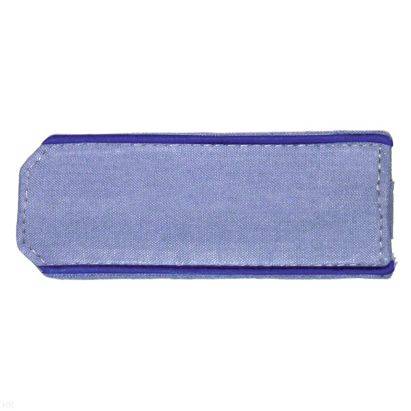 Погоны из рубаш. ткани серо-голуб. с вышит. вас. кантом на рубашку