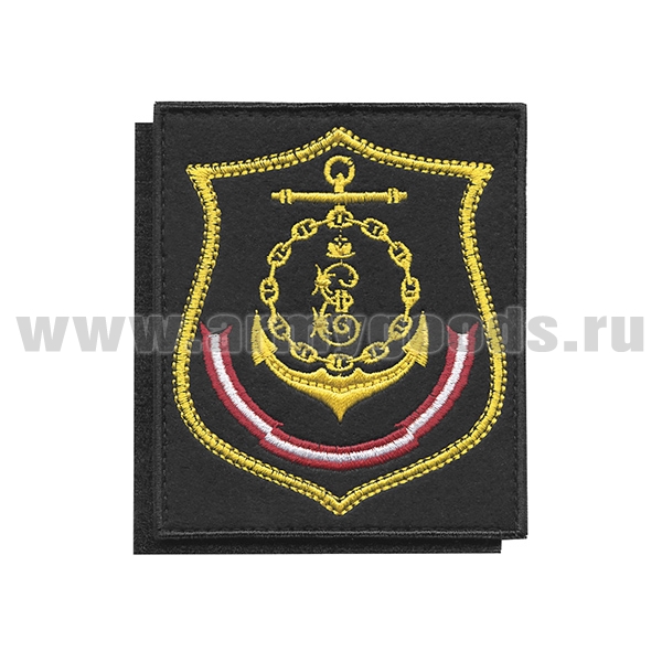 Шеврон вышит. ЧФ (щит) на липучке (приказ № 300 от 22.06.2015)