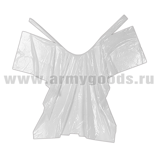 Пеньюар парикмахерский одноразовый (130x160 см) полиэтилен (упаковка 10 шт)