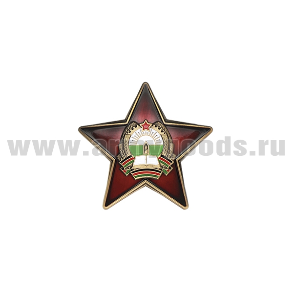 Значок мет. Орден Республики Афганистан «За храбрость» 