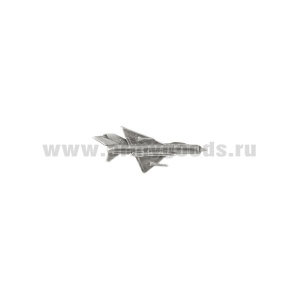 Значок мет. Самолет МИГ-21 (вид снизу) мал. на пимсе