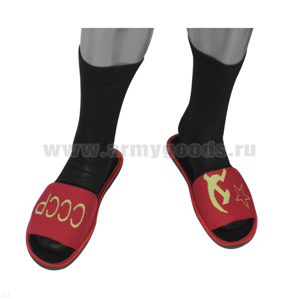 Т-ки домашние (в комплекте с носками) красные СССР 