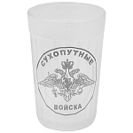Стакан стеклянный граненый Сухопутные войска (Отечество Долг Честь)