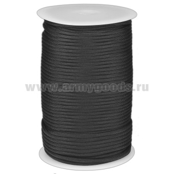 Паракорд (100 м) 10 нитей черный (Китай)