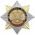 Значок мет. Орден-звезда Украина Инженерные войска