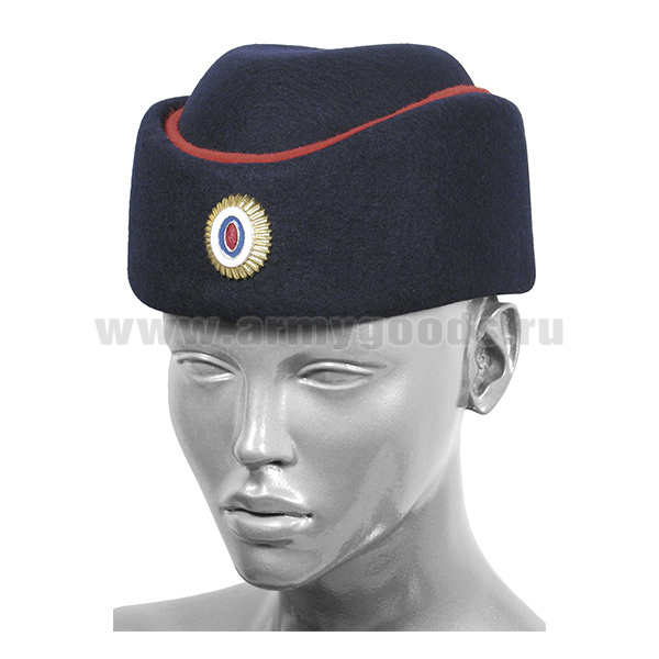 Шляпа фетровая (берет) форменная женская Полиция (с мет. кокардой)