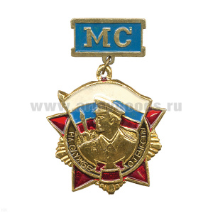 Медаль На службе отечеству (солдат) (на планке - МС)