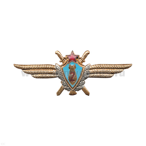 Значок мет. Классность ВВС СССР летчик-штурман 2 класс